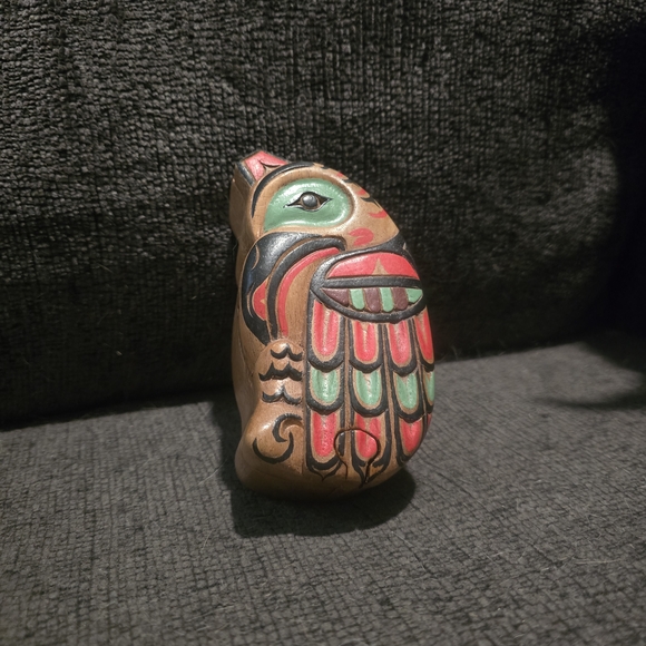 Other - Hand-Painted Totem Bird Puzzle Box